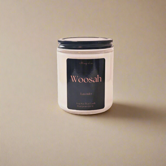 Woosah (Lavender) Coconut Soy Wax Candle