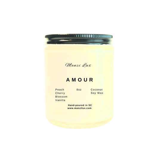 Amour Coconut Soy Wax Candle