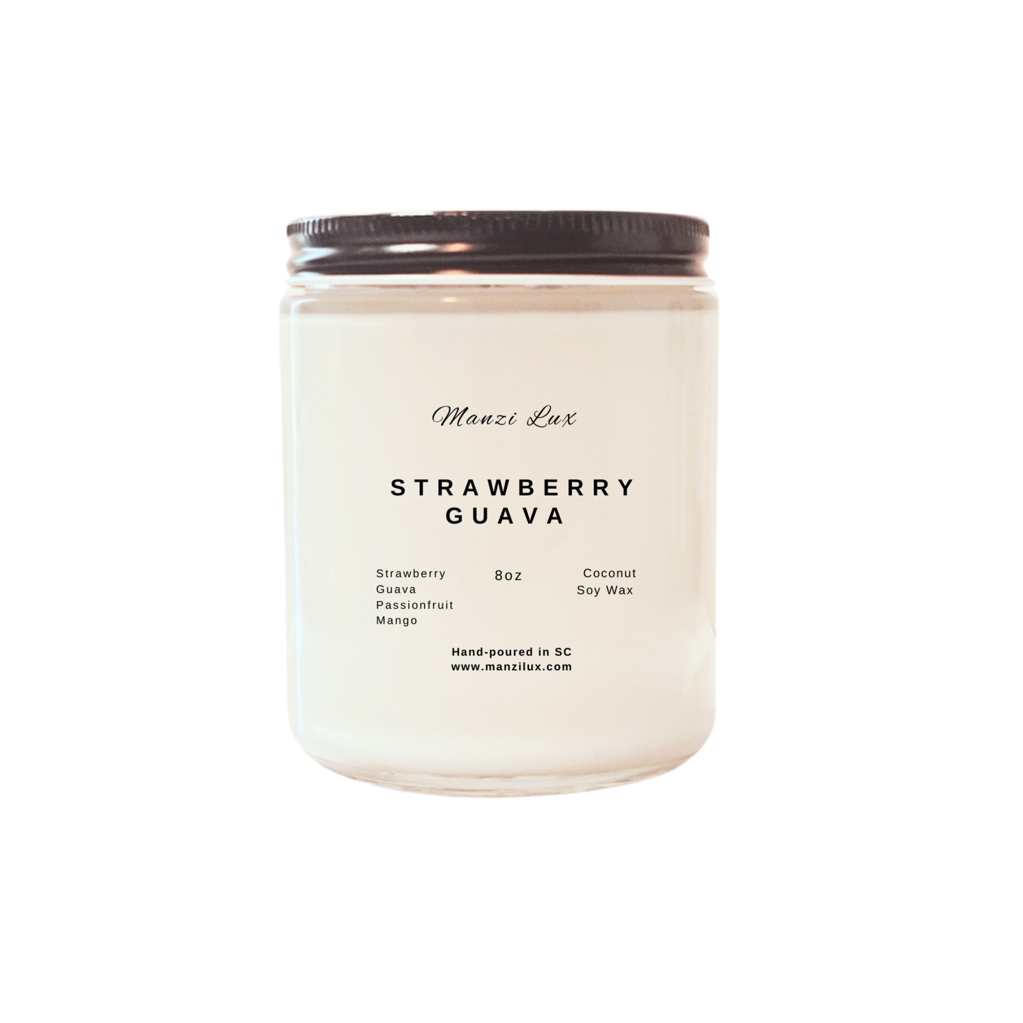 Strawberry Guava Coconut Soy Wax Candle