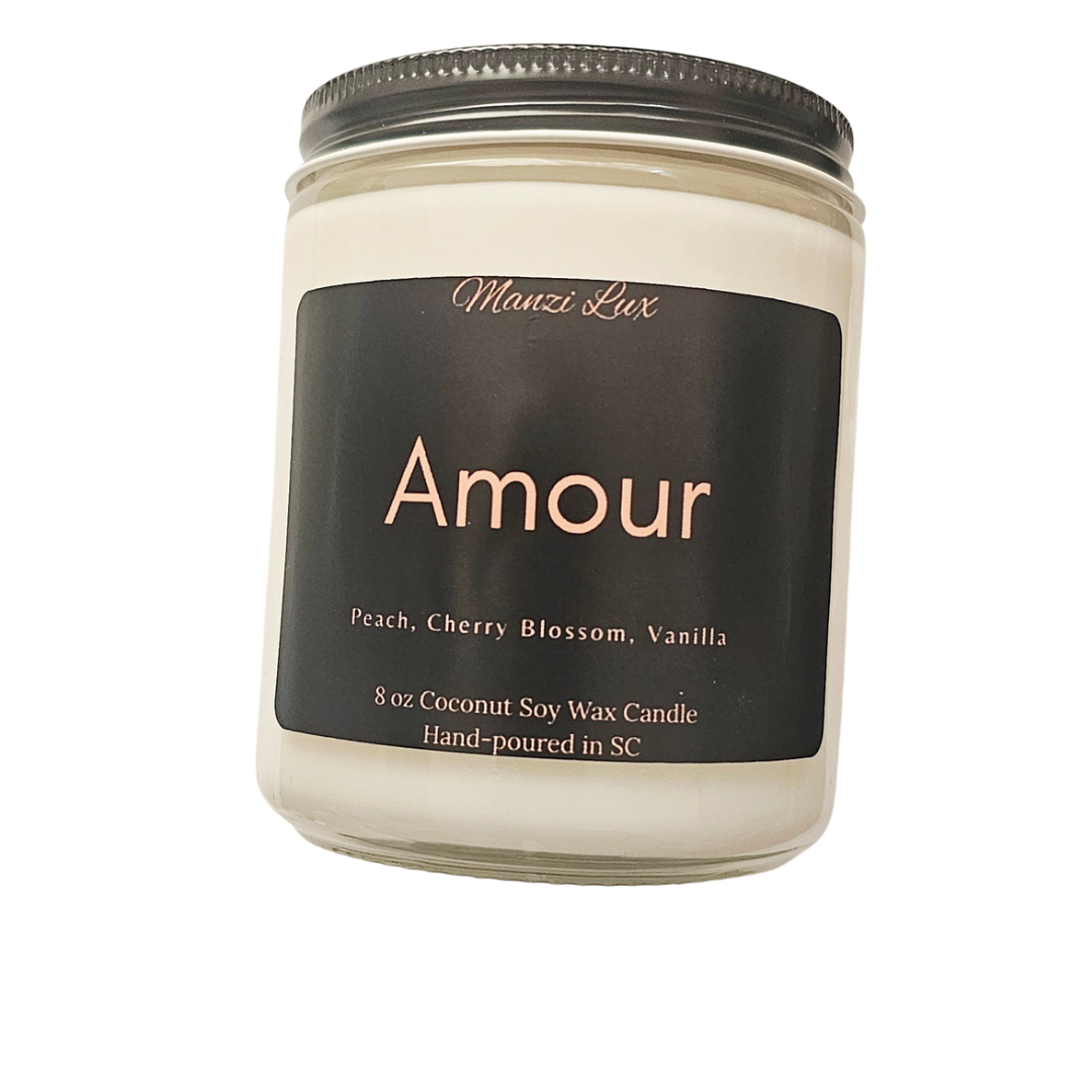 Amour Coconut Soy Wax Candle
